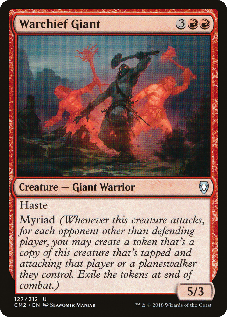 Image of Warchief Giant (CM2-127) - Commander Anthology Volume II