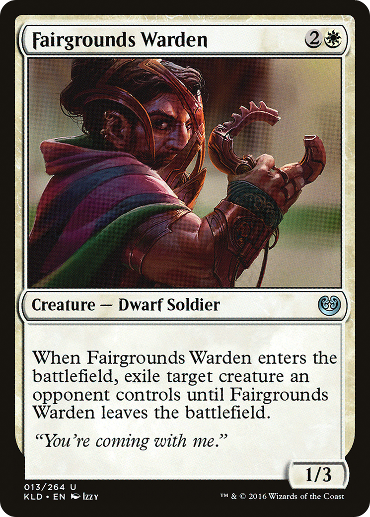 Image of Fairgrounds Warden (KLD-013) - Kaladesh