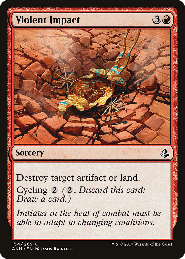 Image of Violent Impact (AKH-154) - Amonkhet Foil