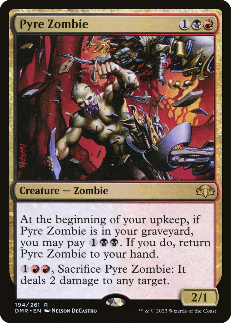 Image of Pyre Zombie (DMR-194) - Dominaria Remastered Foil