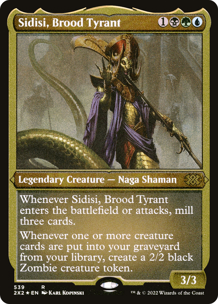 Image of Sidisi, Brood Tyrant (2X2-539) - Double Masters 2022 Foil