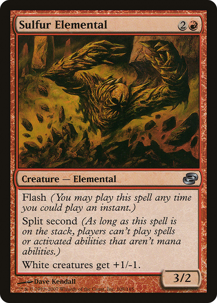 Image of Sulfur Elemental (PLC-108) - Planar Chaos Foil