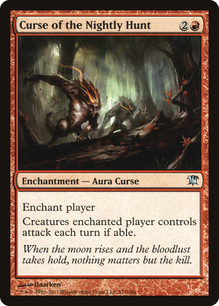 Image of Curse of the Nightly Hunt (ISD-137) - Innistrad
