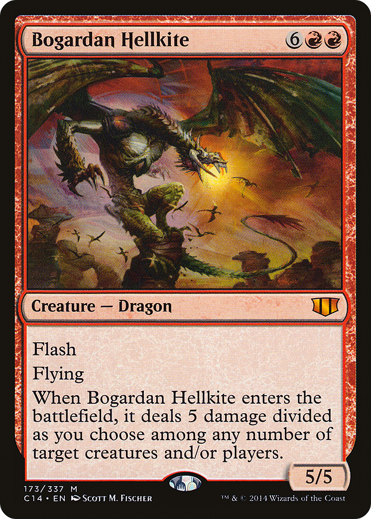 Image of Bogardan Hellkite (C14-173) - Commander 2014