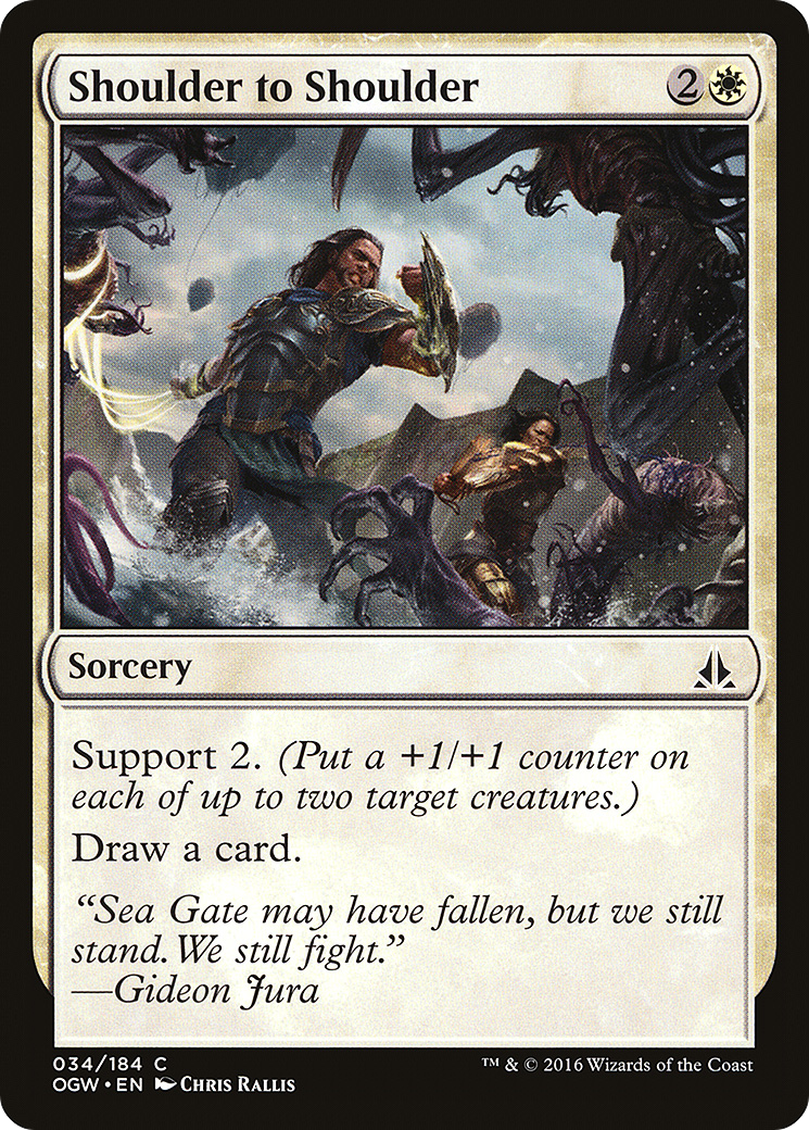 Image of Shoulder to Shoulder (OGW-034) - Oath of the Gatewatch
