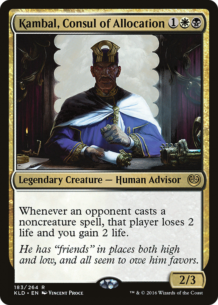 Image of Kambal, Consul of Allocation (KLD-183) - Kaladesh Foil