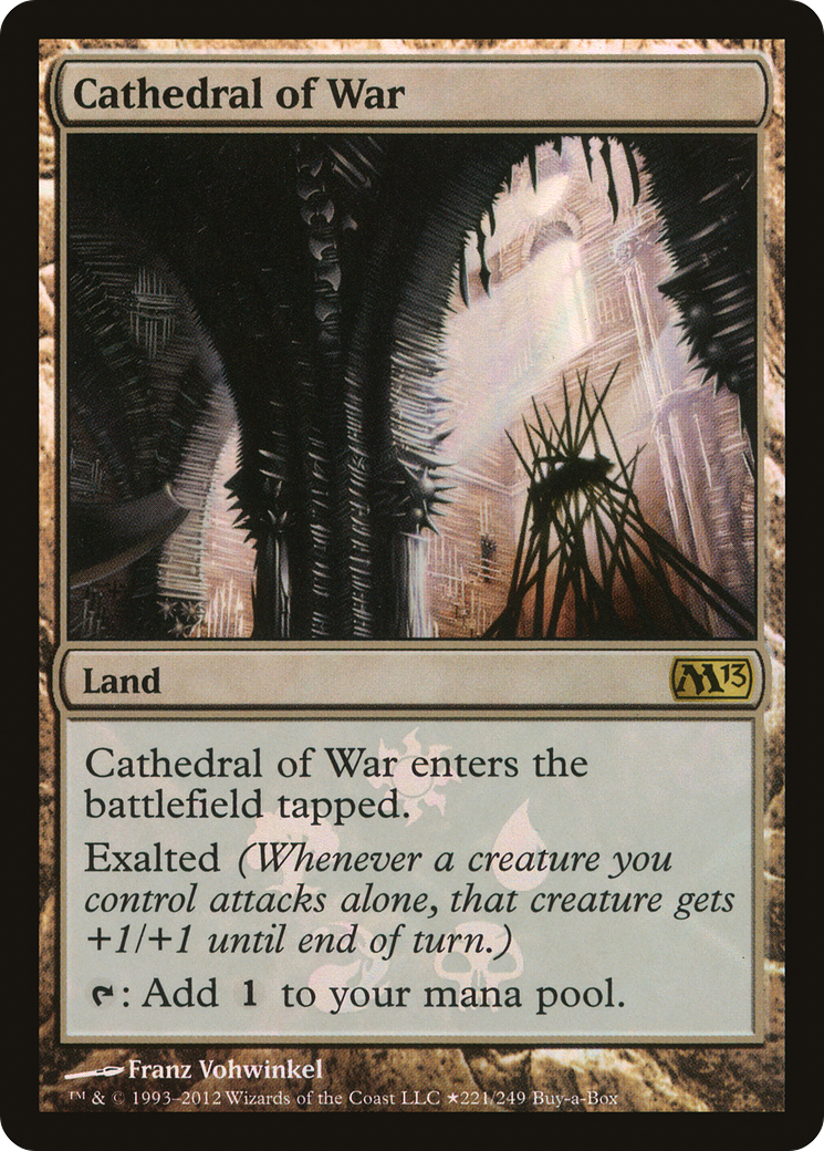 Image of Cathedral of War (BABP-221) - Magic 2013 Promos Foil