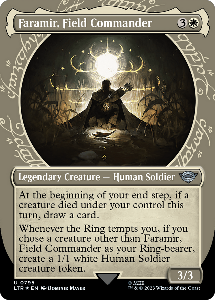Image of Faramir, Field Commander (Showcase) (Surge Foil) (LTR-795) - The Lord of the Rings: Tales of Middle-earth: (Showcase) (Borderless) Foil