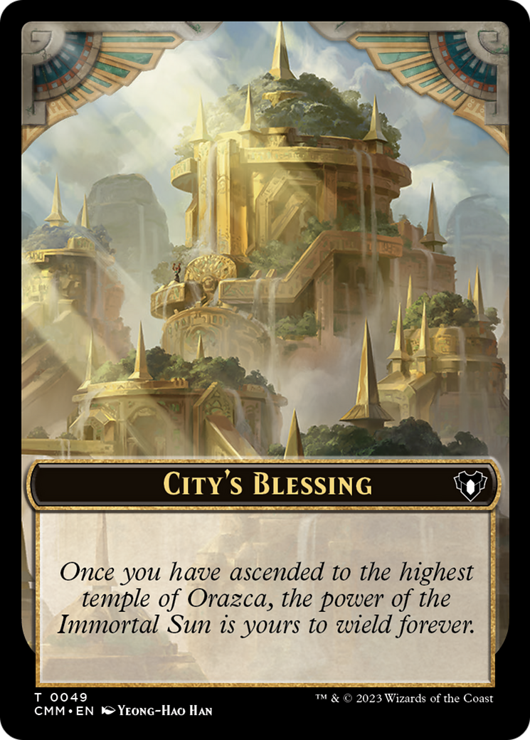 Image of City's Blessing (TCMM-049) - Commander Masters Tokens Foil