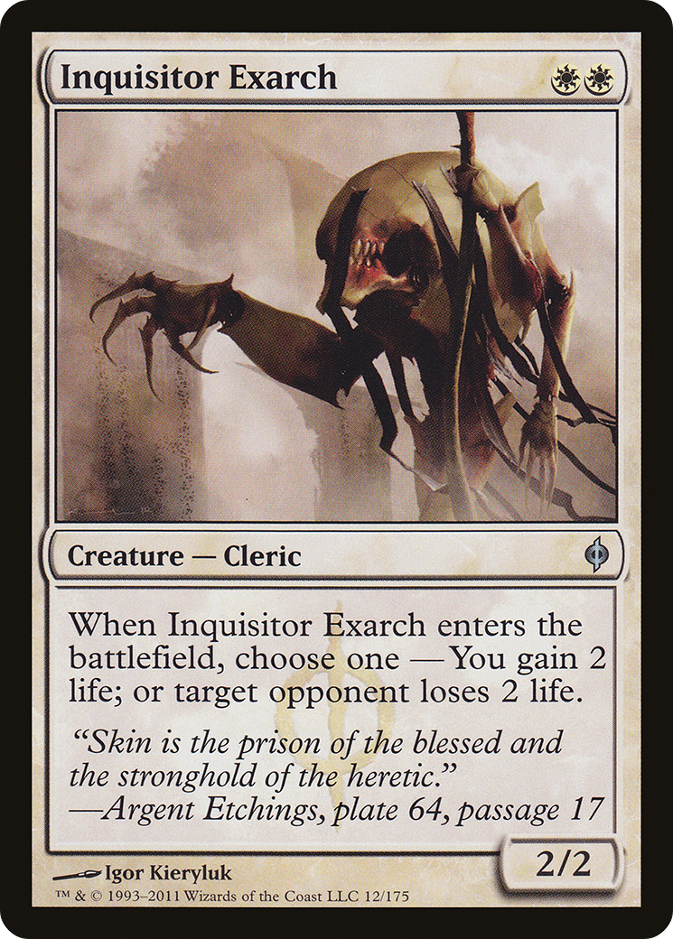 Image of Inquisitor Exarch (NPH-012) - New Phyrexia