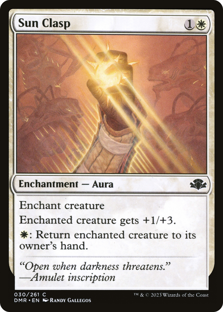 Image of Sun Clasp (DMR-030) - Dominaria Remastered Foil