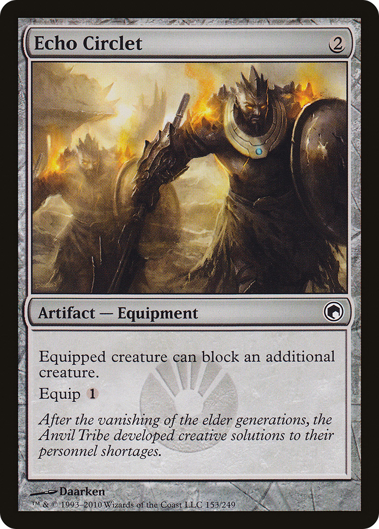 Image of Echo Circlet (SOM-153) - Scars of Mirrodin Foil