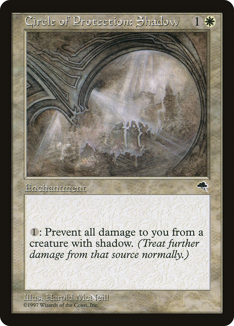 Image of Circle of Protection: Shadow (TMP-012) - Tempest