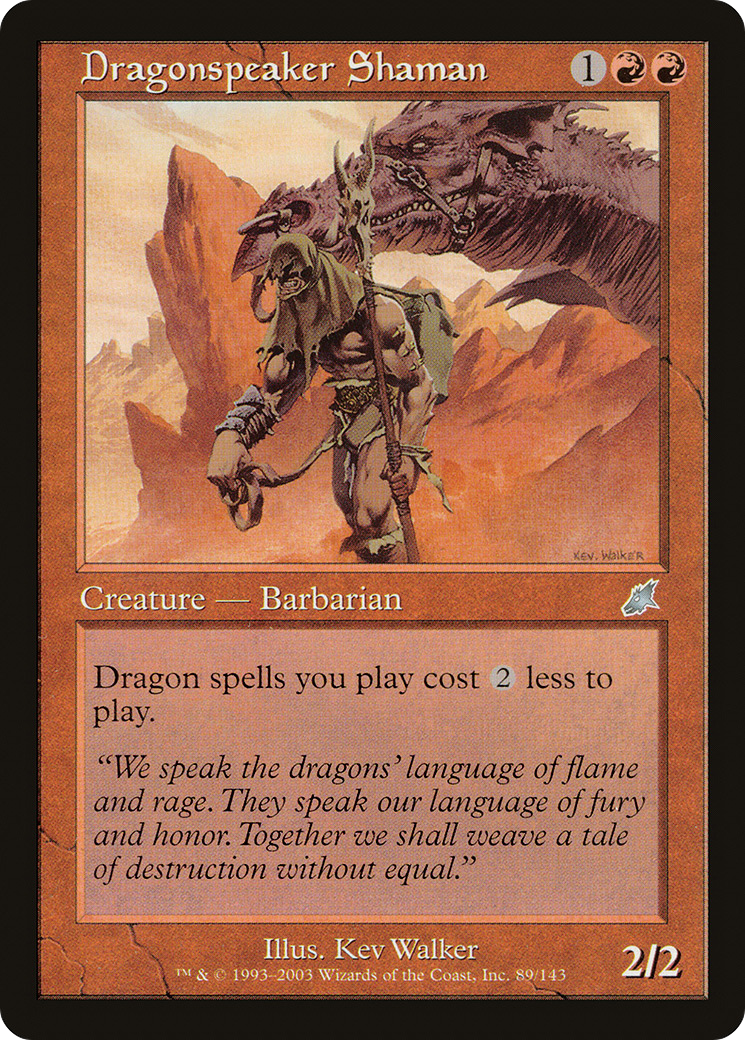 Image of Dragonspeaker Shaman (SCG-089) - Scourge Foil