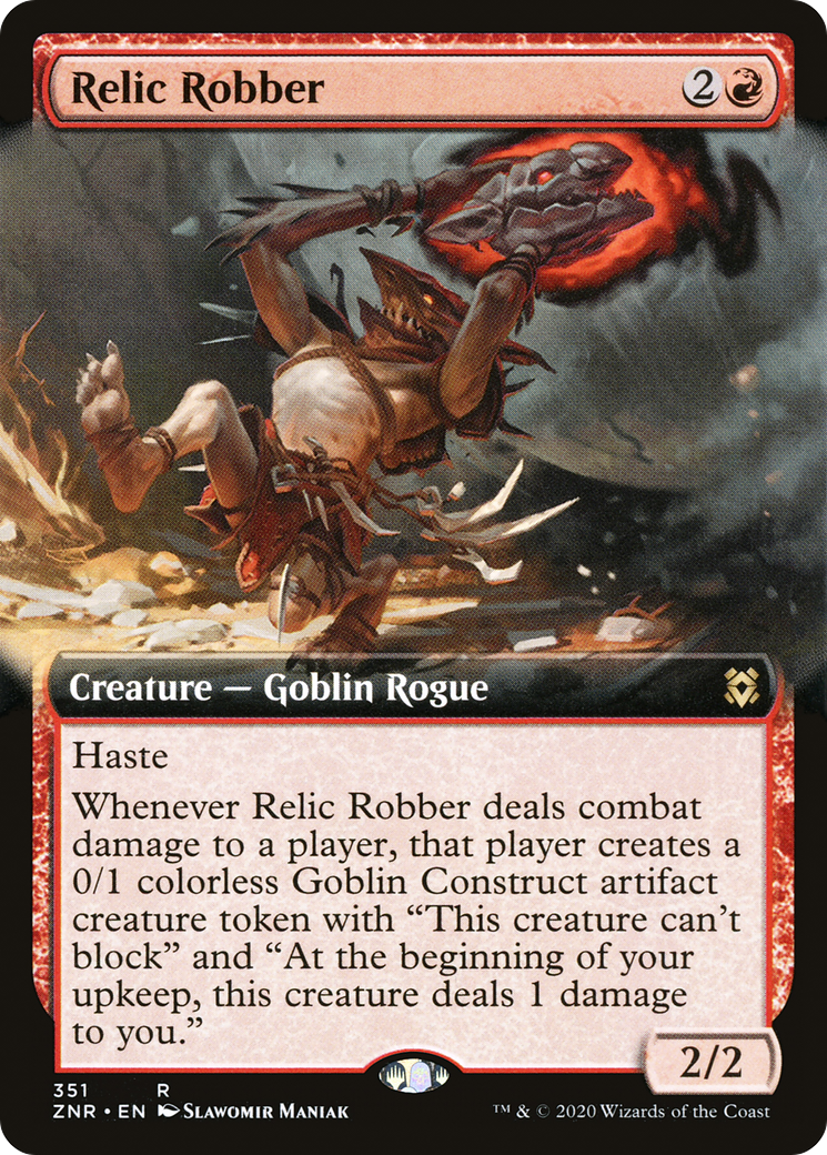 Image of Relic Robber (Extended Art) (ZNR-351) - Zendikar Rising: (Extended Art) Foil