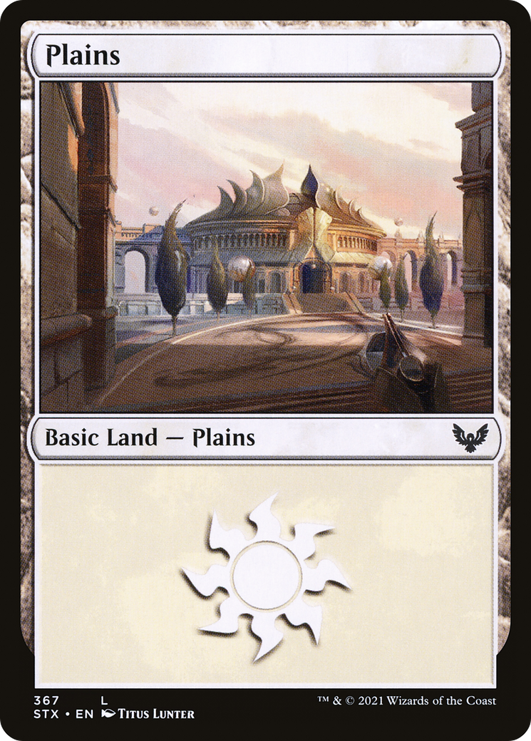 Image of Plains (367) (STX-367) - Strixhaven: School of Mages Foil