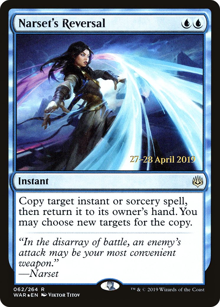 Image of Narset's Reversal (PRE-062) - War of the Spark Promos Foil