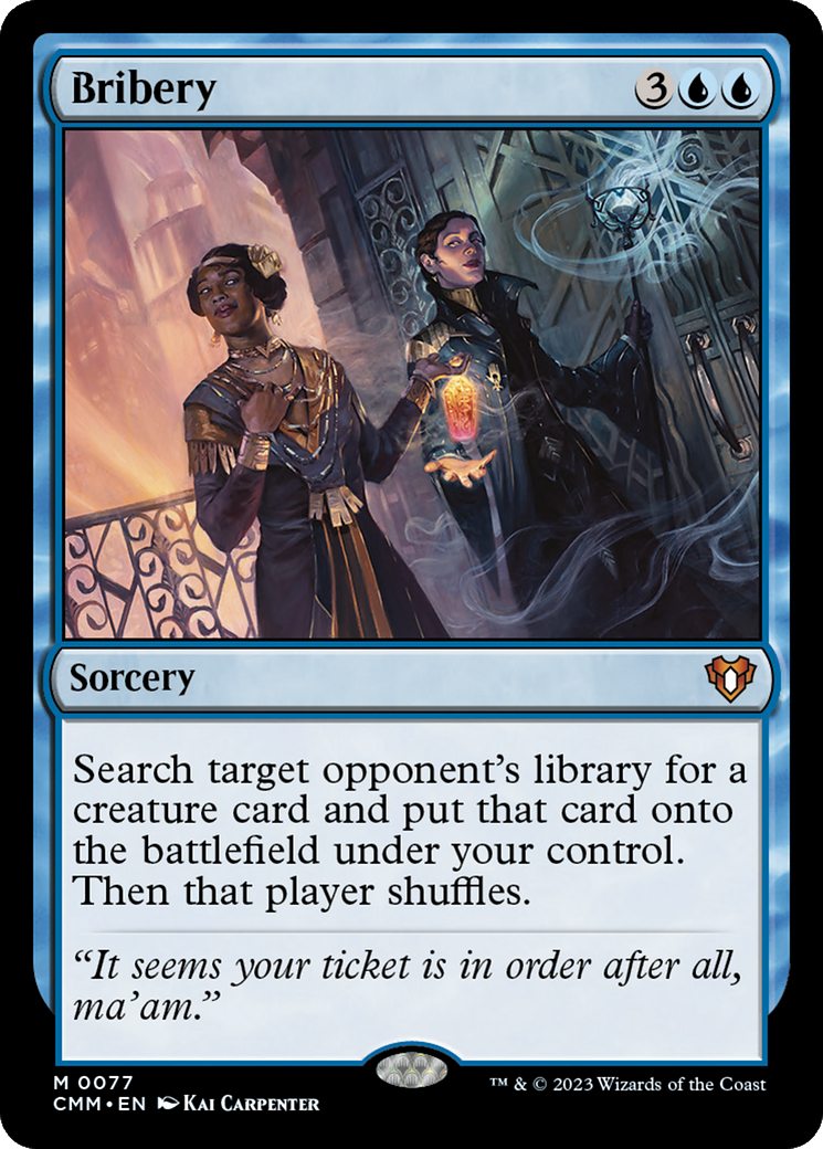 Image of Bribery (CMM-077) - Commander Masters