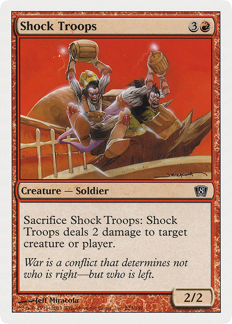Image of Shock Troops (8ED-223★) - 8th Edition