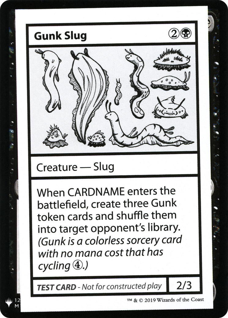 Image of Gunk Slug (CMB1-043) - Mystery Booster Playtest Cards 2019