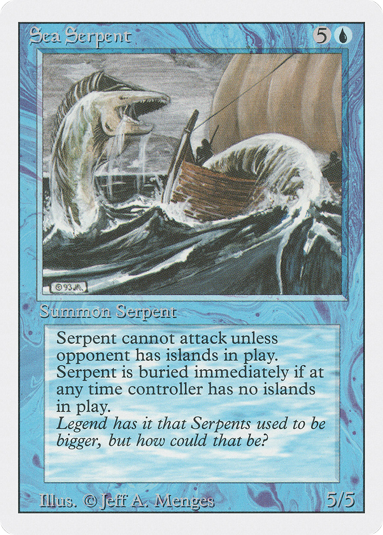 Image of Sea Serpent (3ED-) - Revised Edition