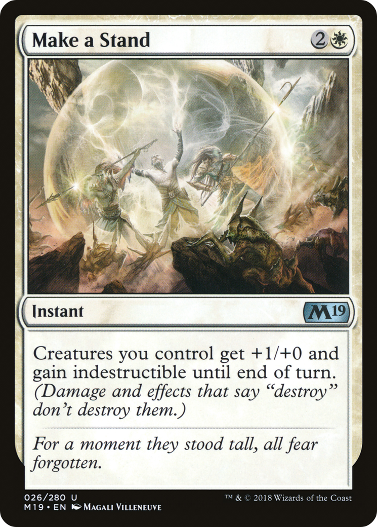 Image of Make a Stand (M19-026) - Core Set 2019