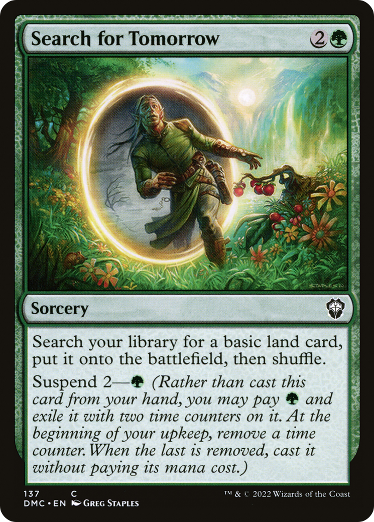 Image of Search for Tomorrow (DMC-137) - Dominaria United Commander