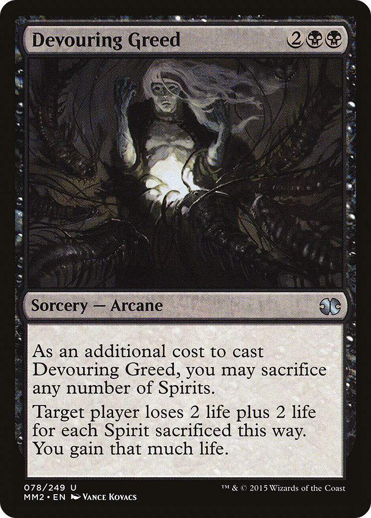Image of Devouring Greed (MM2-078) - Modern Masters 2015