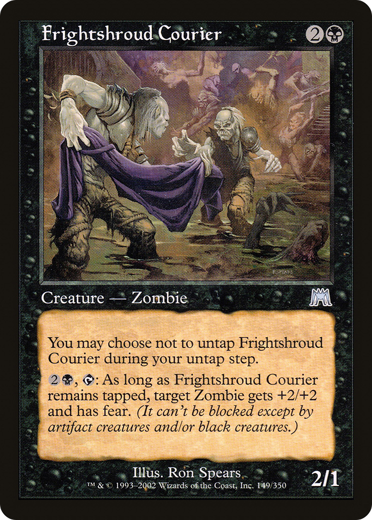 Image of Frightshroud Courier (ONS-149) - Onslaught Foil