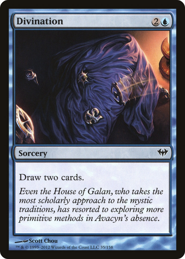 Image of Divination (DKA-035) - Dark Ascension Foil