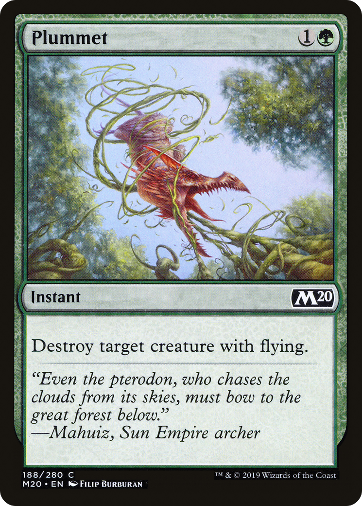 Image of Plummet (M20-188) - Core Set 2020 Foil