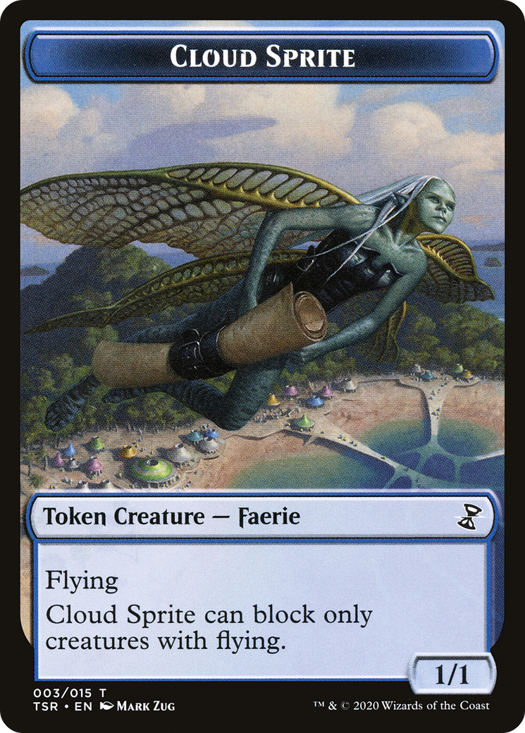 Image of Cloud Sprite (TTSR-003) - Time Spiral Remastered Tokens