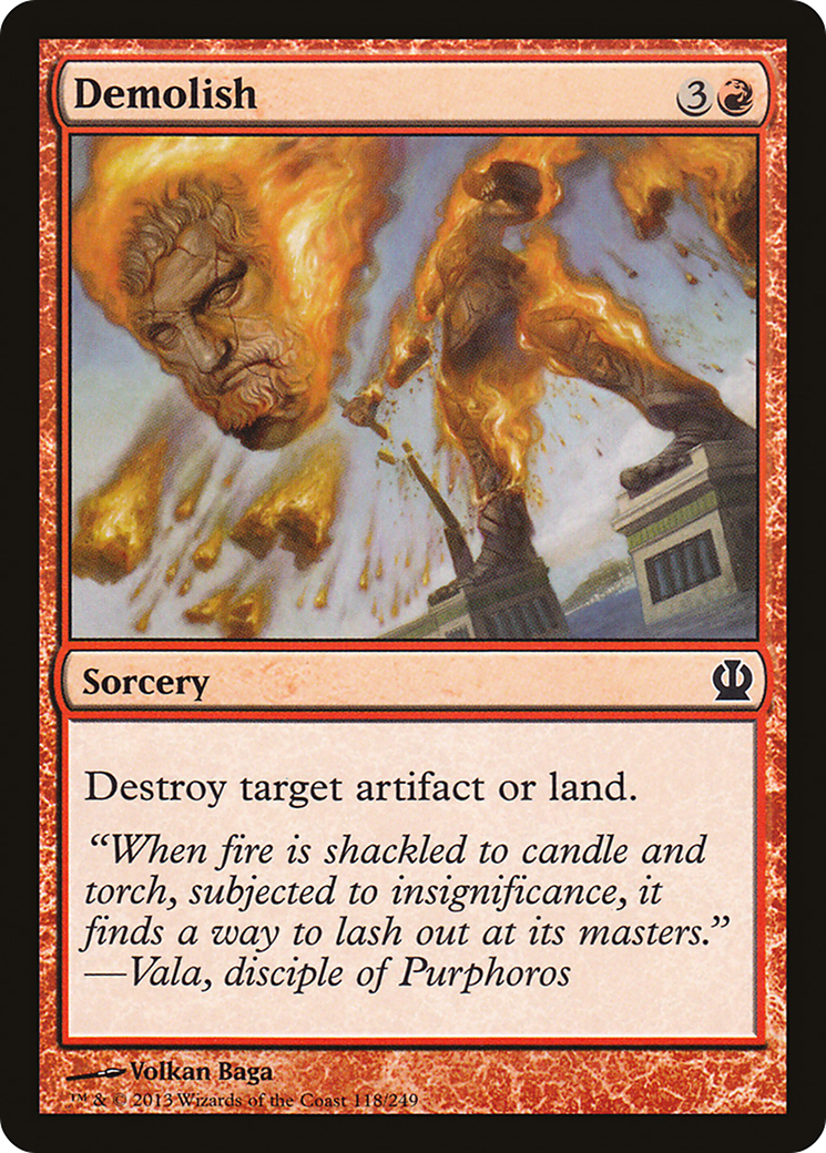 Image of Demolish (THS-118) - Theros