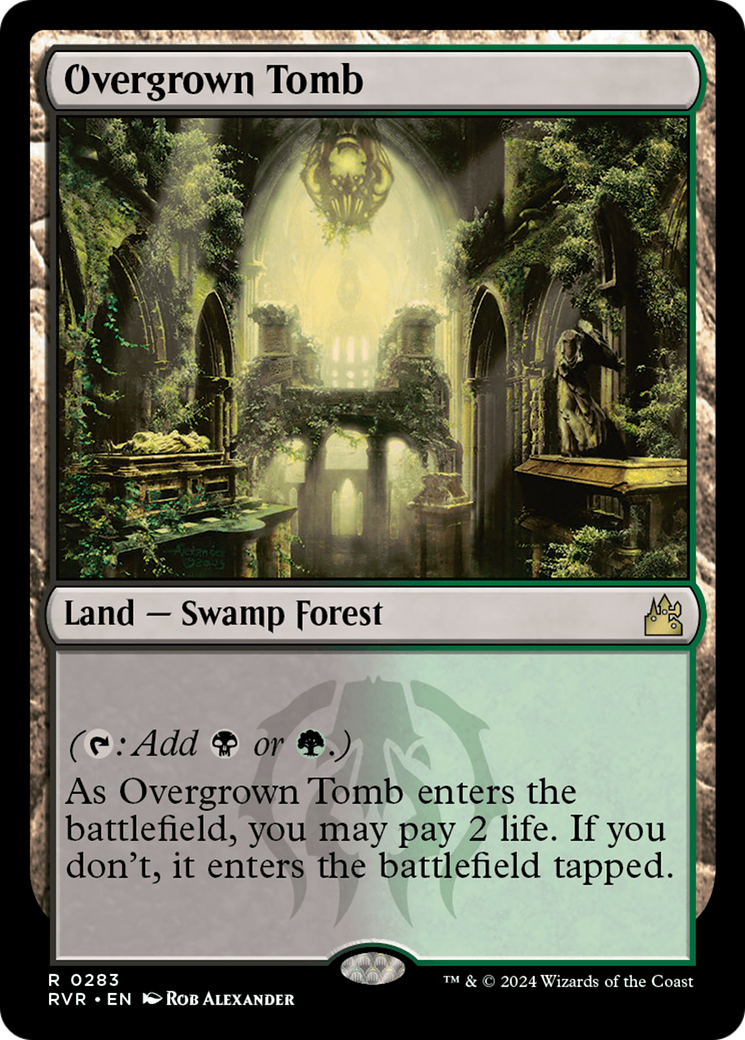 Image of Overgrown Tomb (RVR-283) - Ravnica Remastered