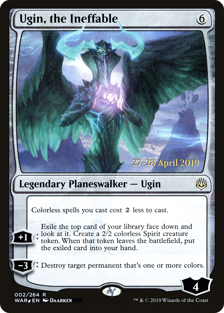 Image of Ugin, the Ineffable (PRE-002) - War of the Spark Promos Foil