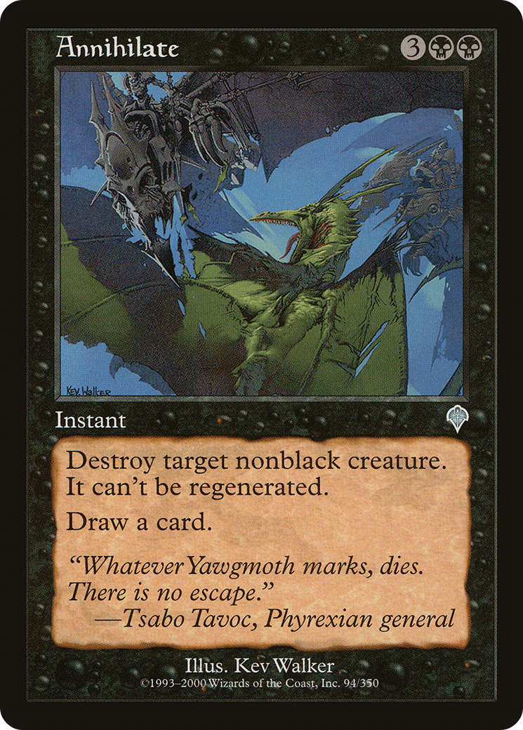 Image of Annihilate (INV-094) - Invasion Foil