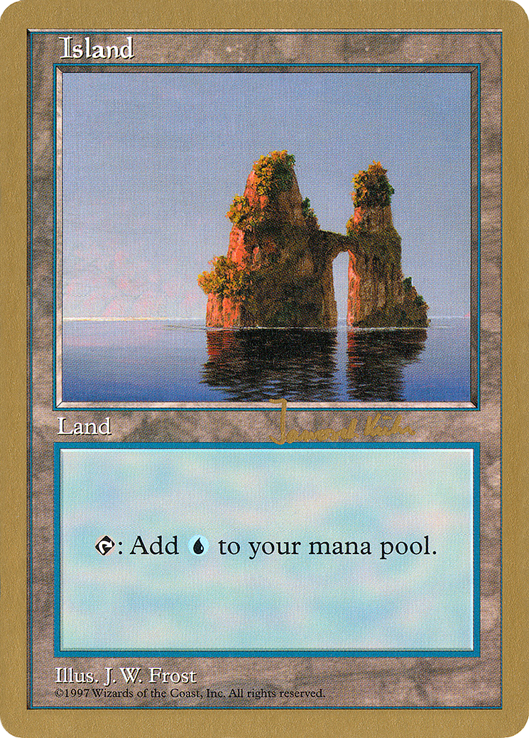 Image of Island (427) - 1997 Janosch Kuhn (5ED) (WCD-) - World Championship Decks 1997