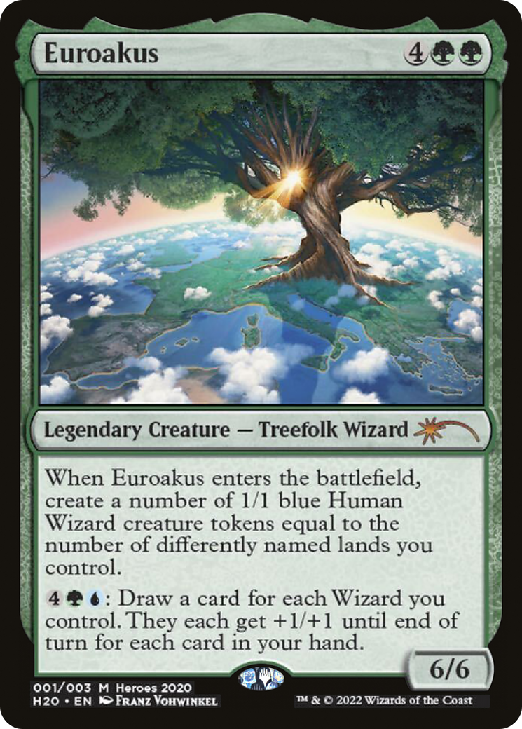 Image of Euroakus (HTR20-001) - 2020 Heroes of the Realm