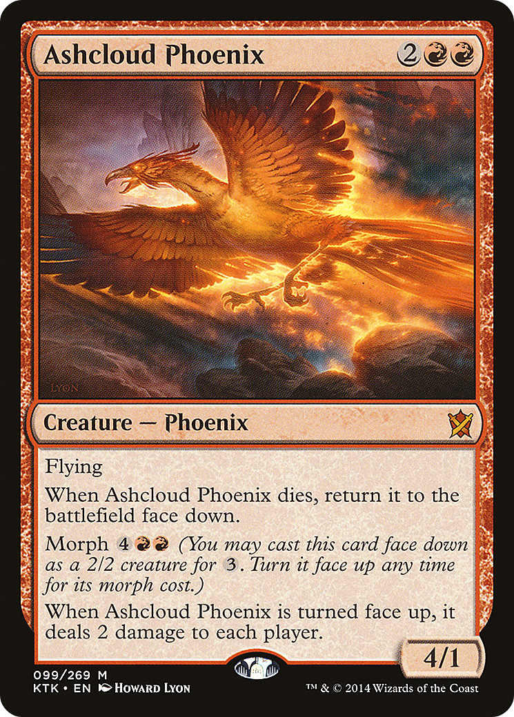 Image of Ashcloud Phoenix (KTK-099) - Khans of Tarkir Foil