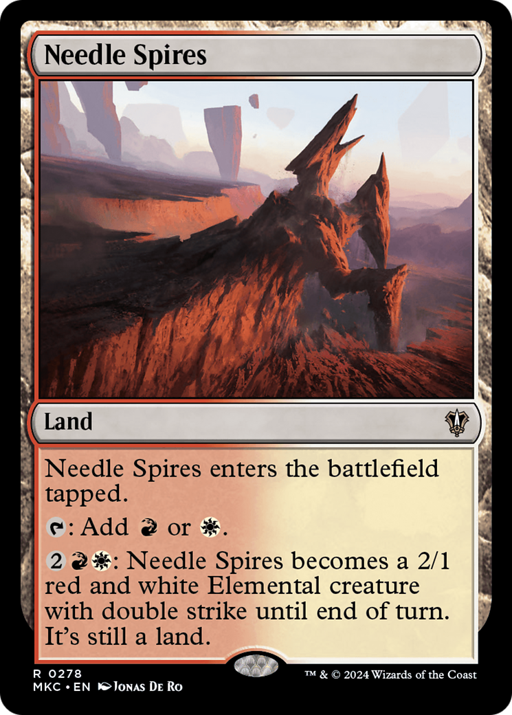 Image of Needle Spires (MKC-278) - Murders at Karlov Manor Commander