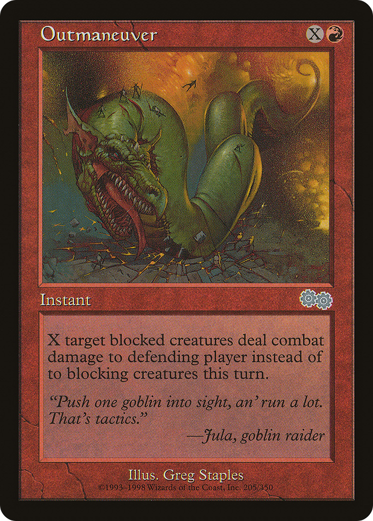 Image of Outmaneuver (USG-205) - Urza's Saga