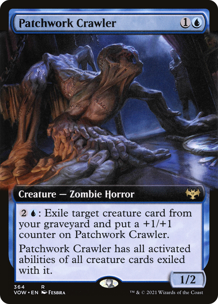 Image of Patchwork Crawler (Extended Art) (VOW-364) - Innistrad: Crimson Vow: (Extended Art) Foil