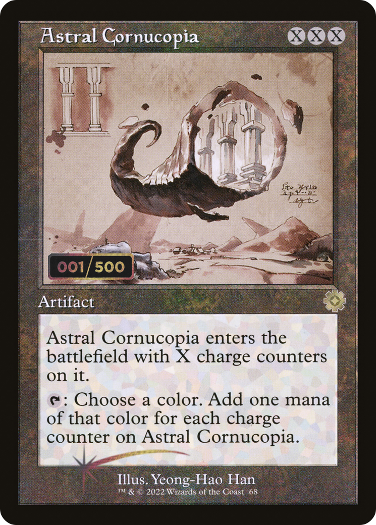 Image of Astral Cornucopia (Schematic) (Serial Numbered) (BRR-068) - The Brothers' War Retro Artifacts Foil