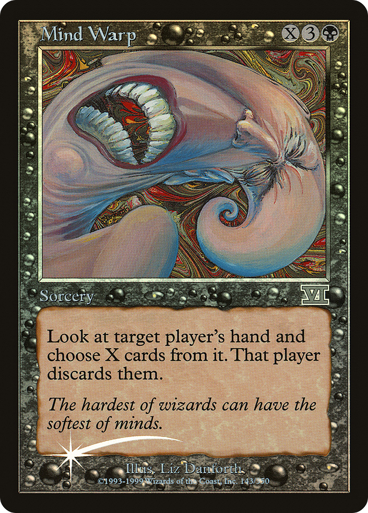 Image of Mind Warp (FNM-) - Friday Night Magic 2000 Foil