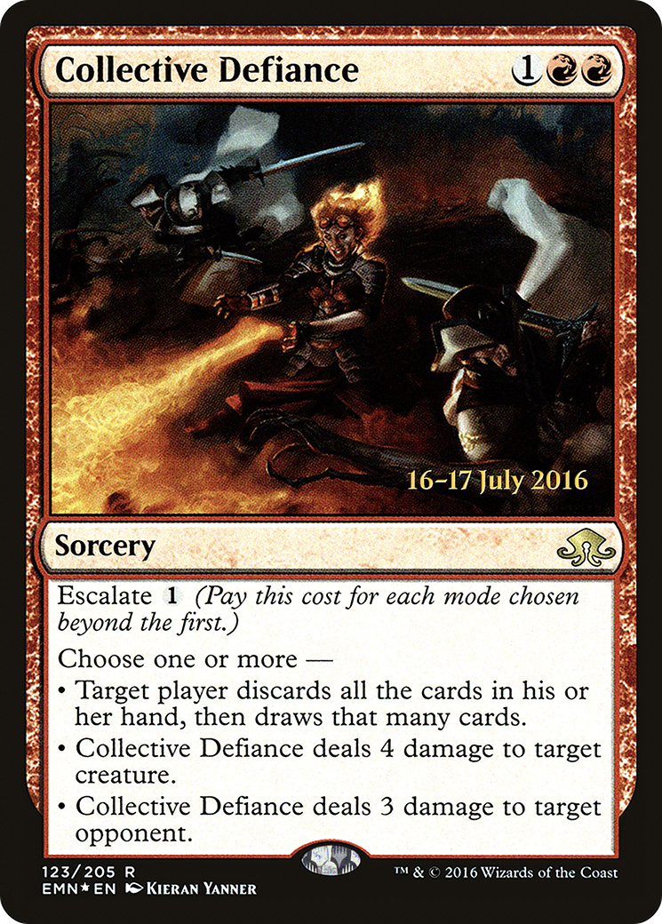 Image of Collective Defiance (PRE-123) - Eldritch Moon Promos Foil