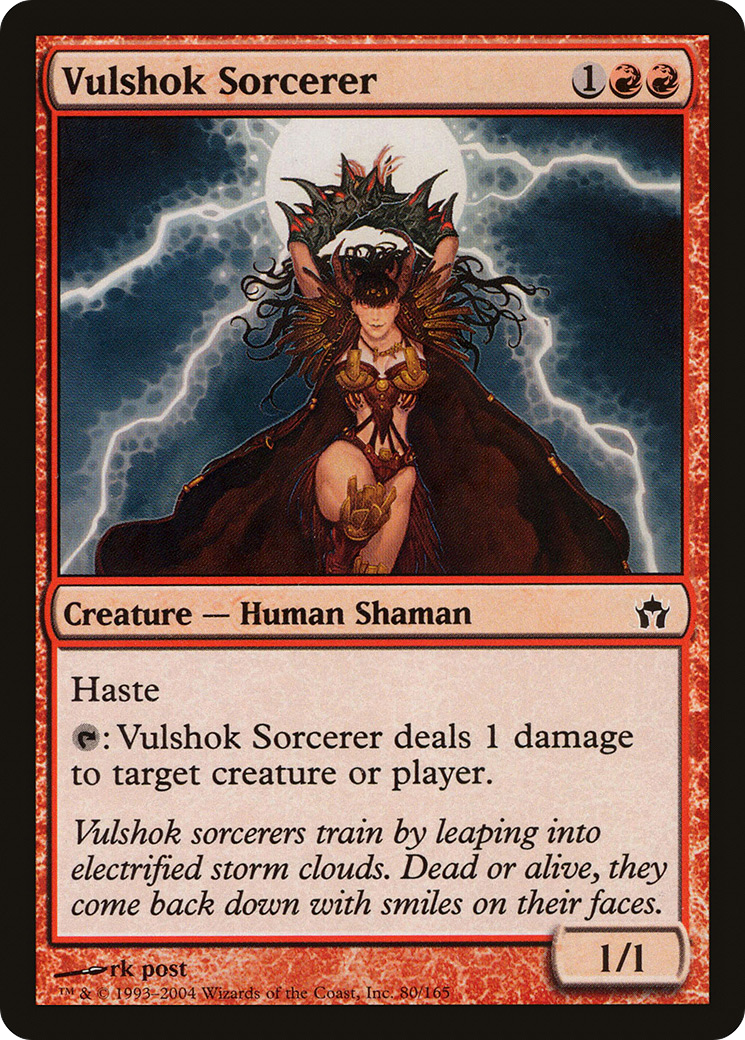 Image of Vulshok Sorcerer (5DN-080) - Fifth Dawn Foil