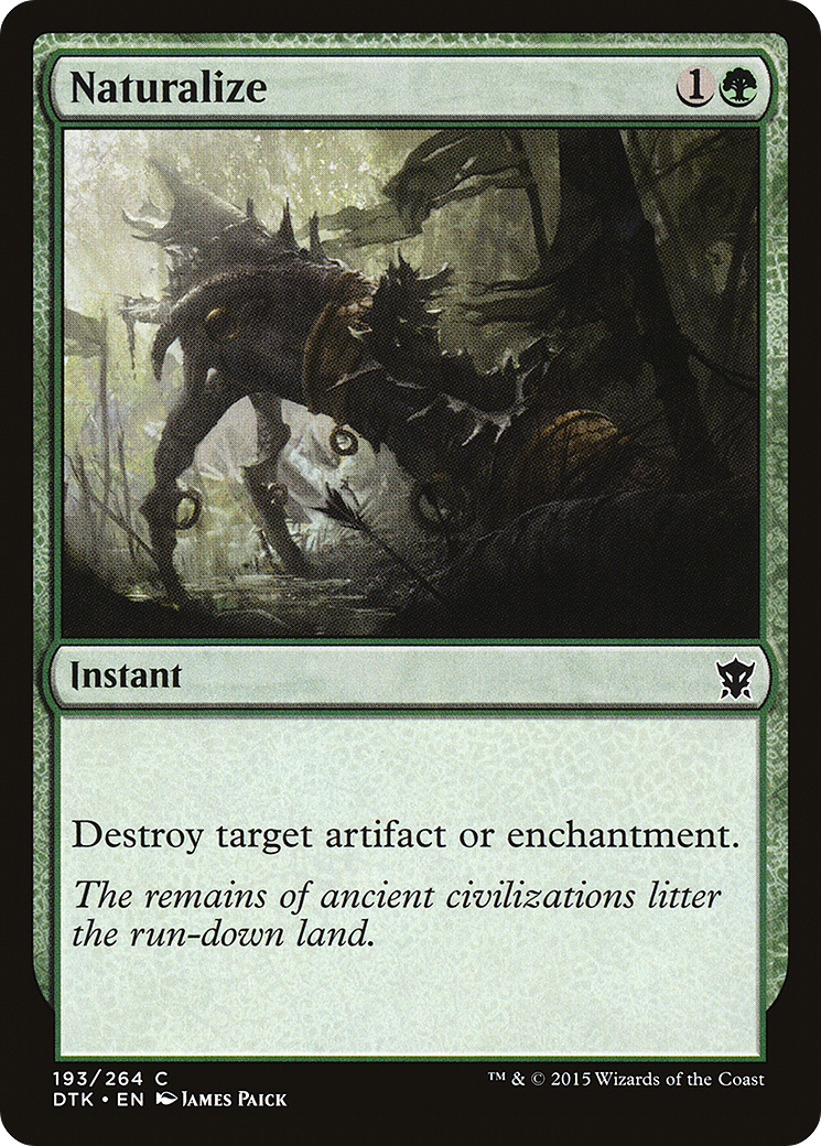 Image of Naturalize (DTK-193) - Dragons of Tarkir Foil