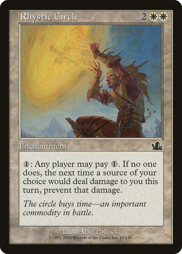 Image of Rhystic Circle (PCY-019) - Prophecy Foil