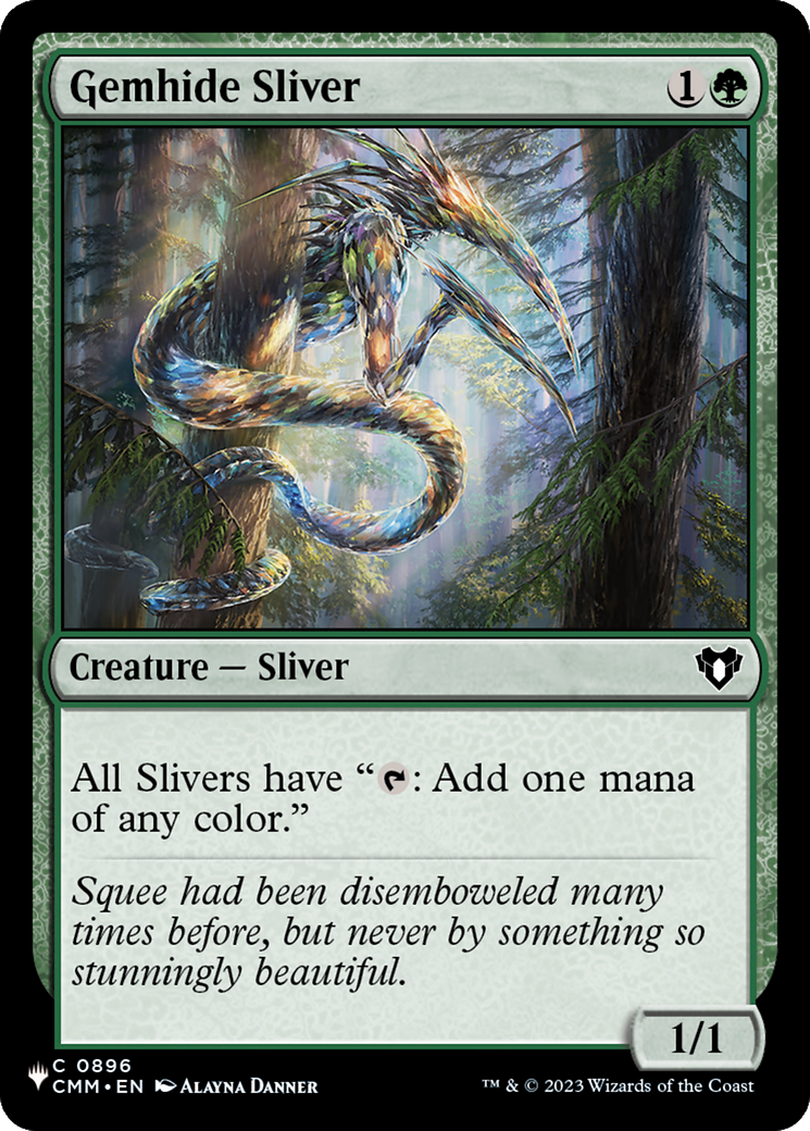 Image of Gemhide Sliver (LIST-CMM-896) - The List