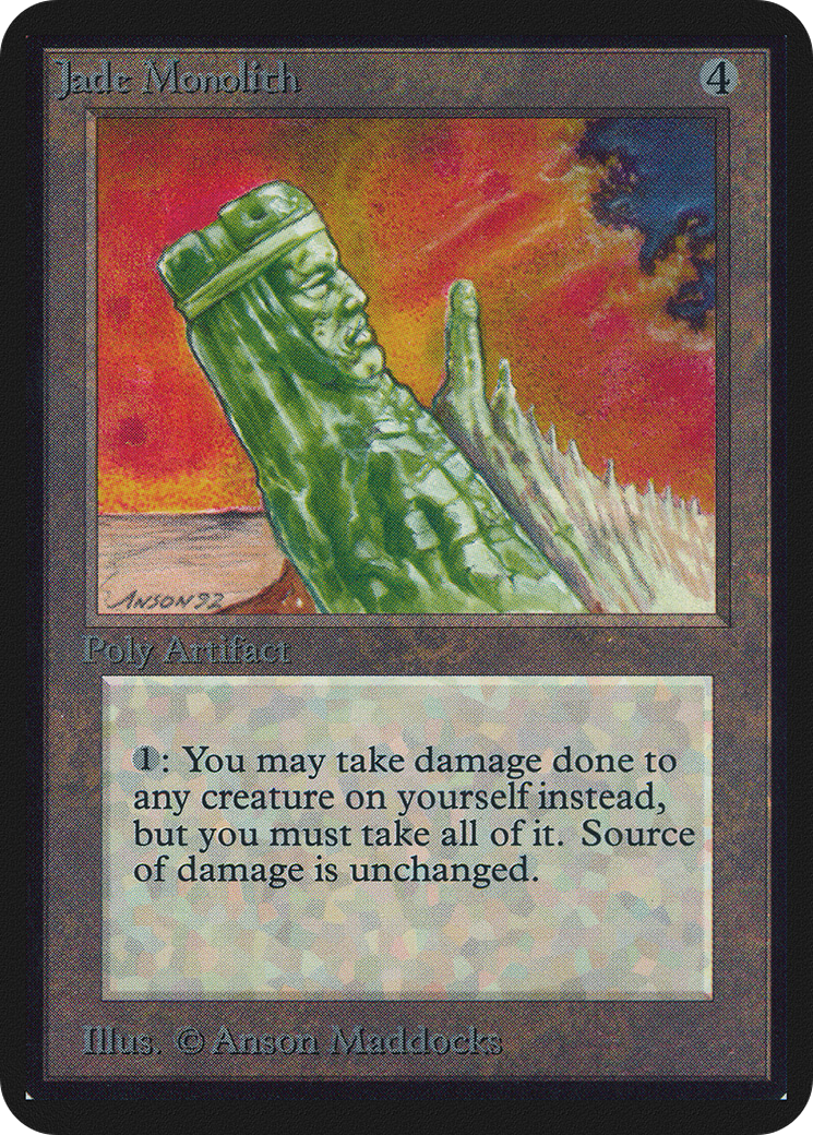 Image of Jade Monolith (LEA-) - Limited Edition Alpha